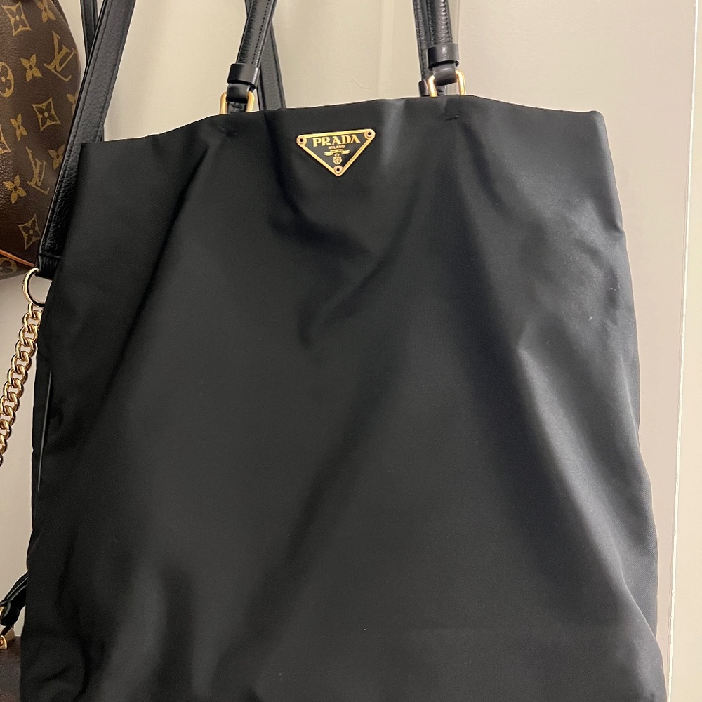 Authentic Prada Nylon Tote Bag